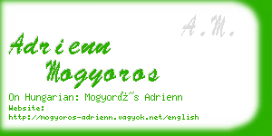 adrienn mogyoros business card